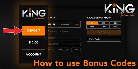 king johnnie casino bonus codes